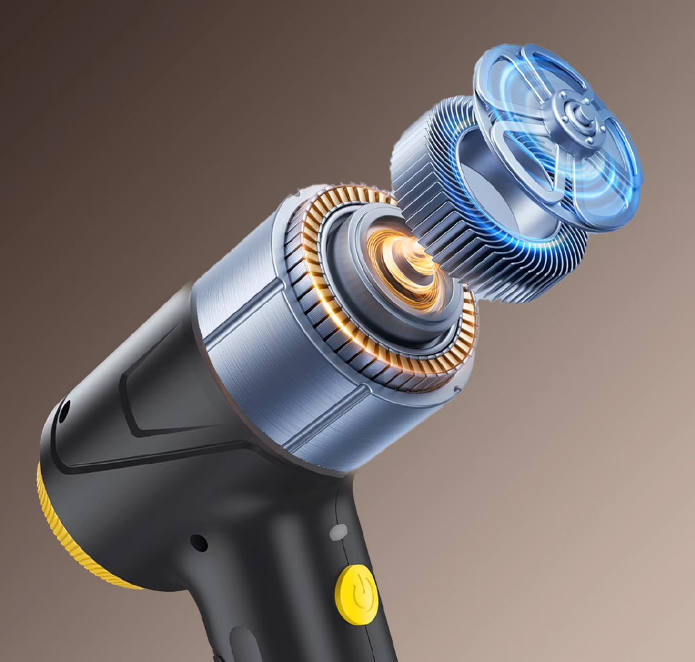 12000Pa无刷电机便携式手持式真空吸尘器