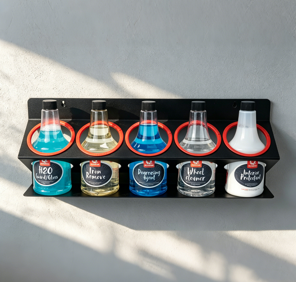  研磨剂瓶收纳架