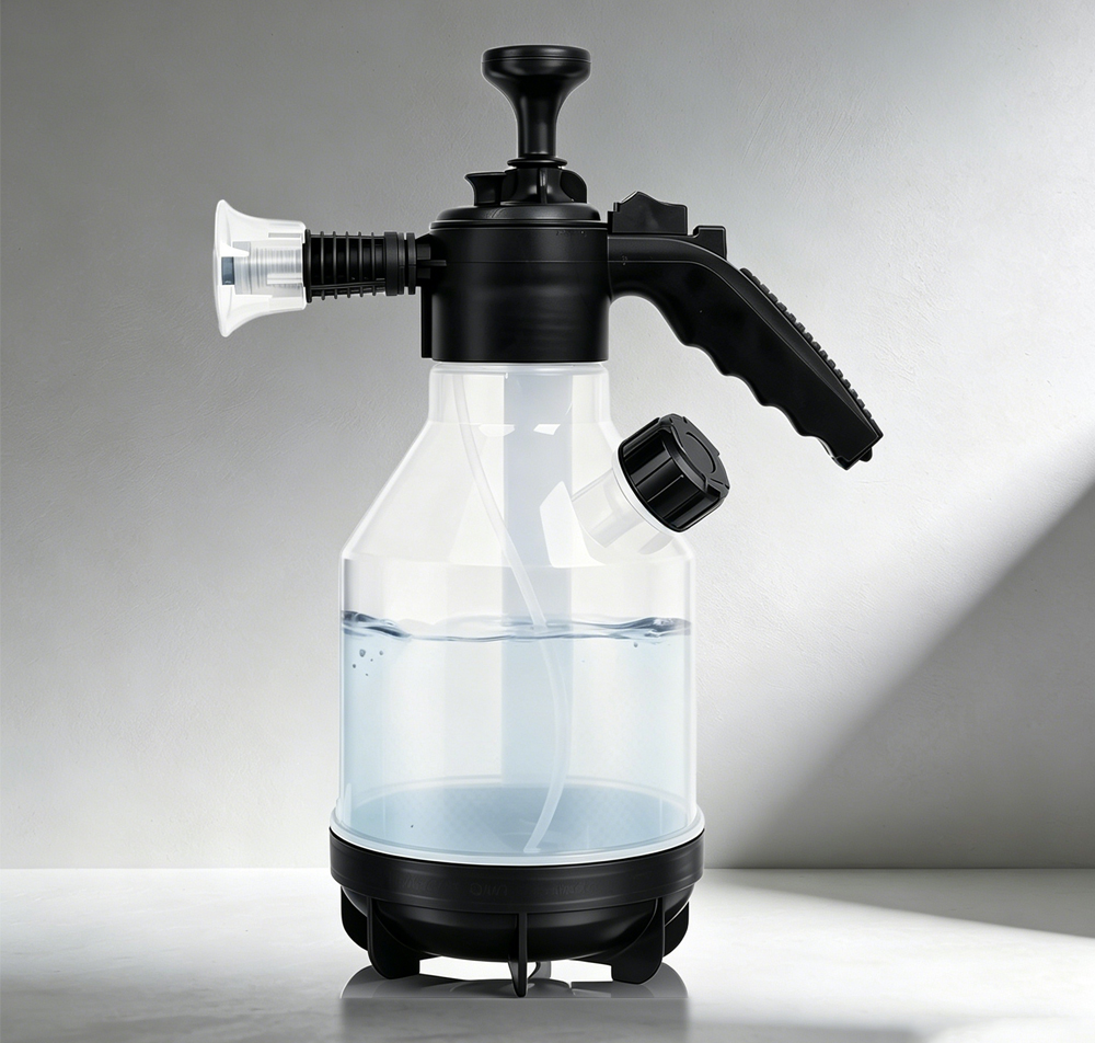 汽车雪地泡沫喷枪2L多功能手压水喷雾器